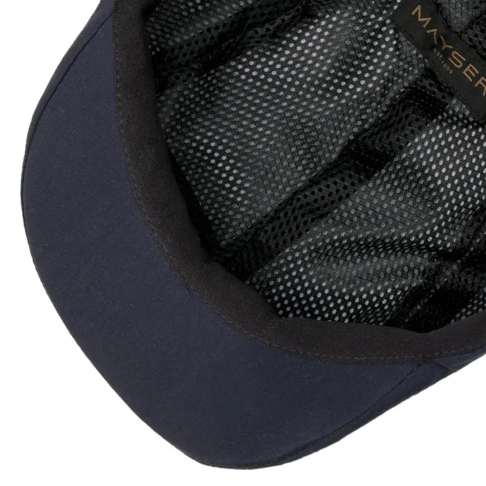 Men Prince Coolmax Sunblock Flat Cap Dark Blue Mayser Flat Caps Men Prince Coolmax Sunblock Flat Cap Dark Blue Mayser Flat Caps