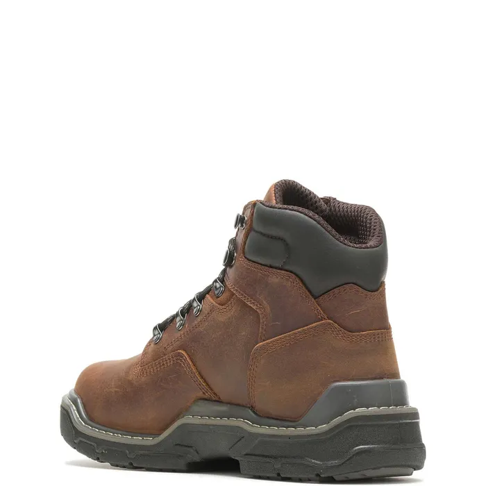 Men Raider DuraShocks Waterproof 6034MetGuard Work Boot Peanut Wolverine Safety Toe