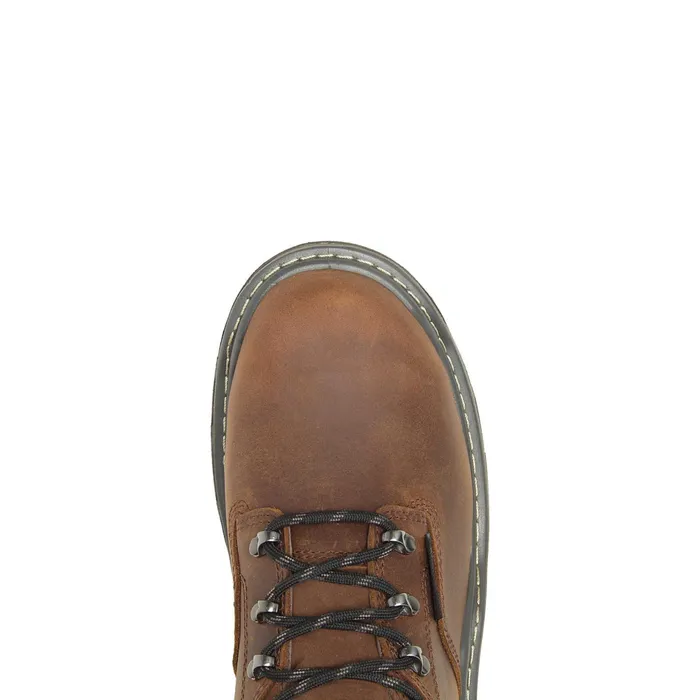 Men Raider DuraShocks Waterproof 6034MetGuard Work Boot Peanut Wolverine Safety Toe