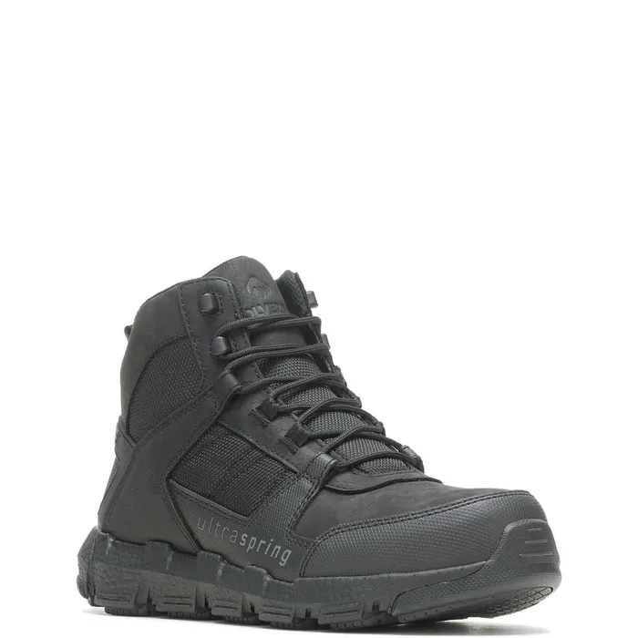 Men Rev UltraSpringtrade DuraShocks Vent CarbonMaxtrade Work Boot Black Wolverine Safety Toe
