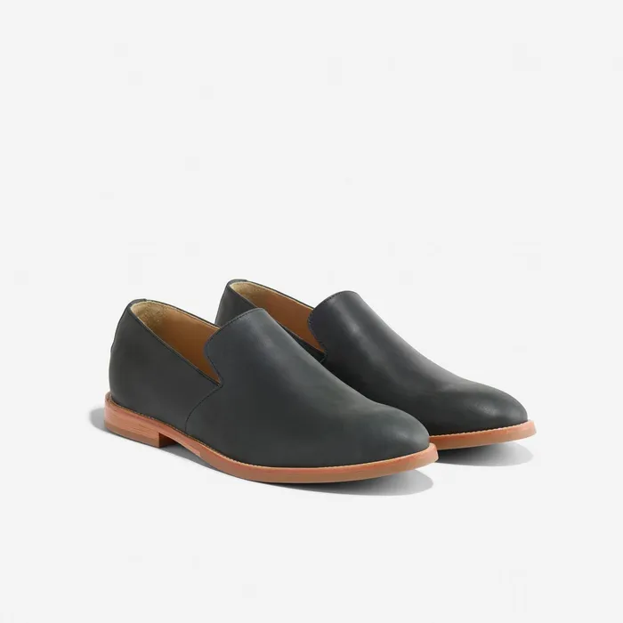 Men Rio SlipOn Loafer Black Nisolo Sandals and Slip Ons