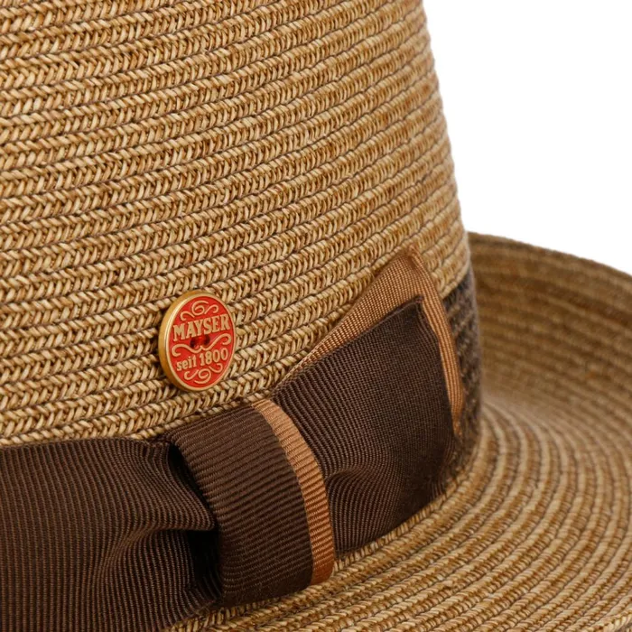 Men Samuel Livorno Fedora Straw Hat Natural Blue Mayser Pork Pie Hats Men Samuel Livorno Fedora Straw Hat Natural Blue Mayser Pork Pie Hats