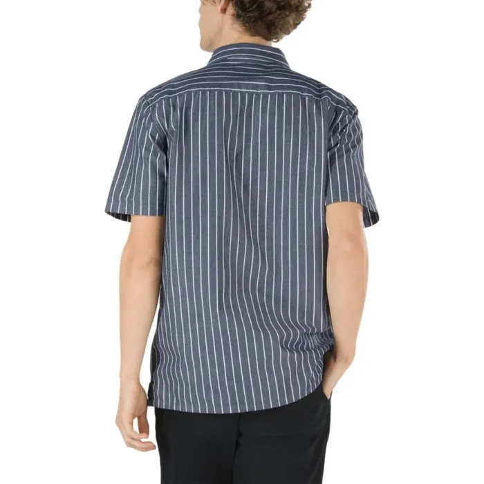 Men Shirts and Flannels Vans Coleman Shirt Dress Blues Stripe Men Shirts and Flannels Vans Coleman Shirt Dress Blues Stripe