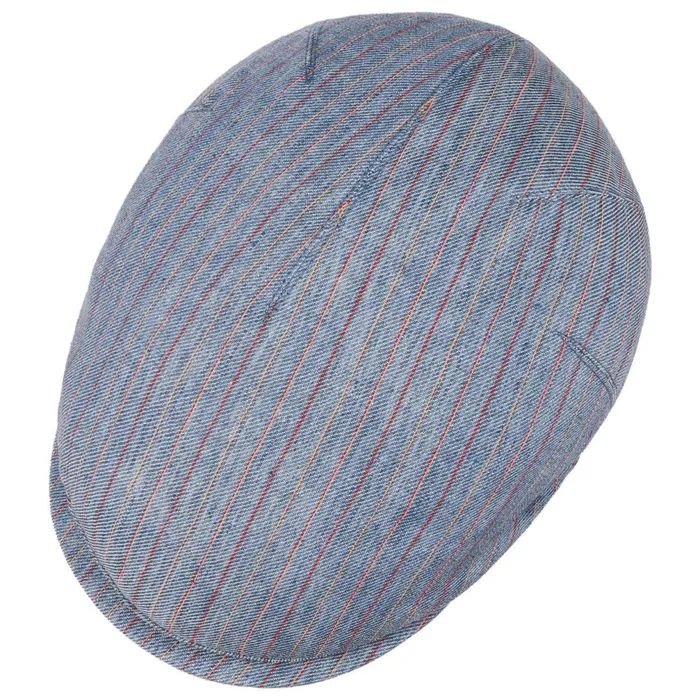 Men Sidney Paros Stripes Flatcap Blue Mayser Flat Caps Men Sidney Paros Stripes Flatcap Blue Mayser Flat Caps