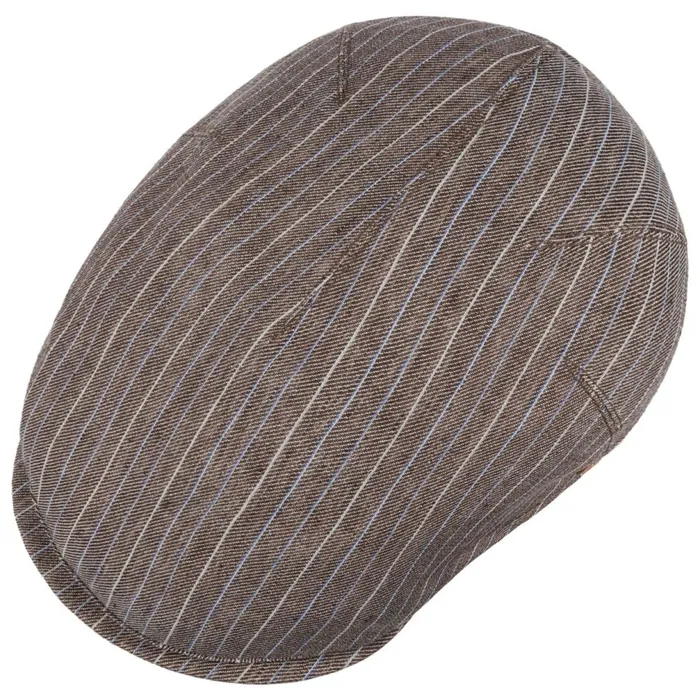 Men Sidney Paros Stripes Flatcap Blue Mayser Flat Caps Men Sidney Paros Stripes Flatcap Blue Mayser Flat Caps
