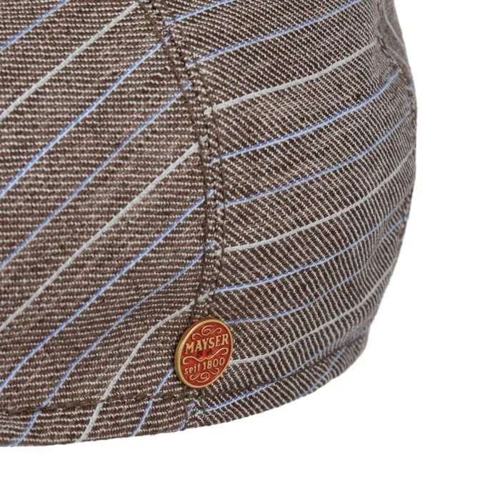 Men Sidney Paros Stripes Flatcap Blue Mayser Flat Caps Men Sidney Paros Stripes Flatcap Blue Mayser Flat Caps