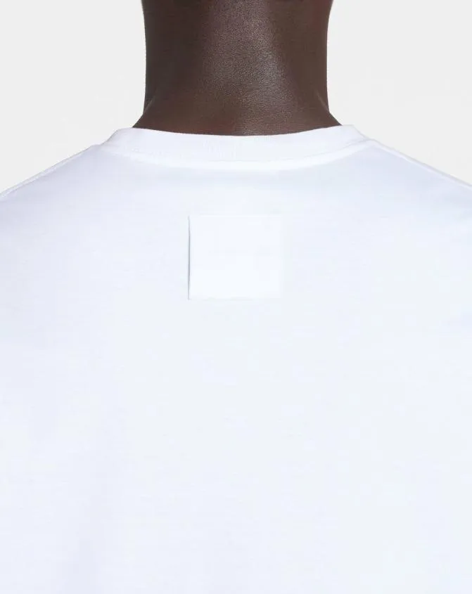Men Tshirts and Polos Lanvin Embroidered TShirt Optic White Men Tshirts and Polos Lanvin Embroidered TShirt Optic White