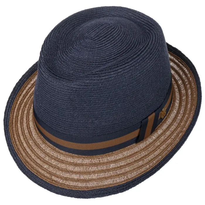Men Teo Hanfhut Zechbauer Dark Blue Mayser Trilby Hats Men Teo Hanfhut Zechbauer Dark Blue Mayser Trilby Hats