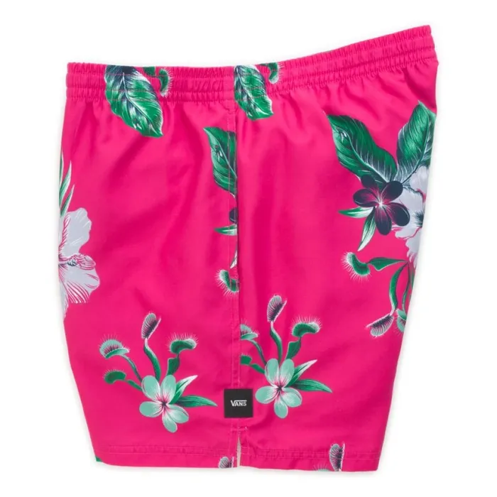 Men Vans Mixed 168243 Volley Fuchsia Purple Trap Floral Shorts and Boardshorts