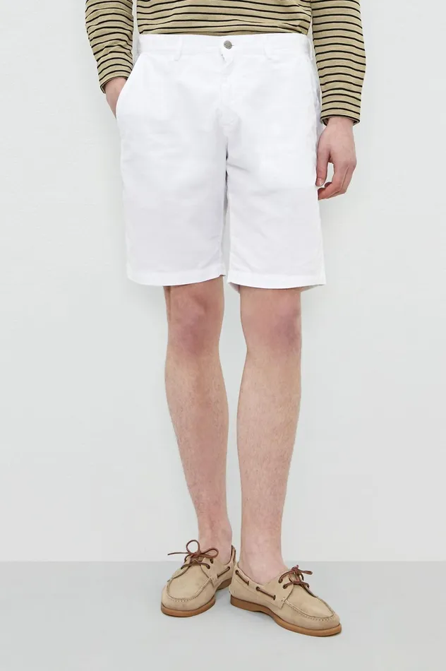 Men VELA 8211 Baby Corduroy Bermuda Shorts 8211 Bianco Massimo Alba Trousers and Shorts Men VELA 8211 Baby Corduroy Bermuda Shorts 8211 Bianco Massimo Alba Trousers and Shorts