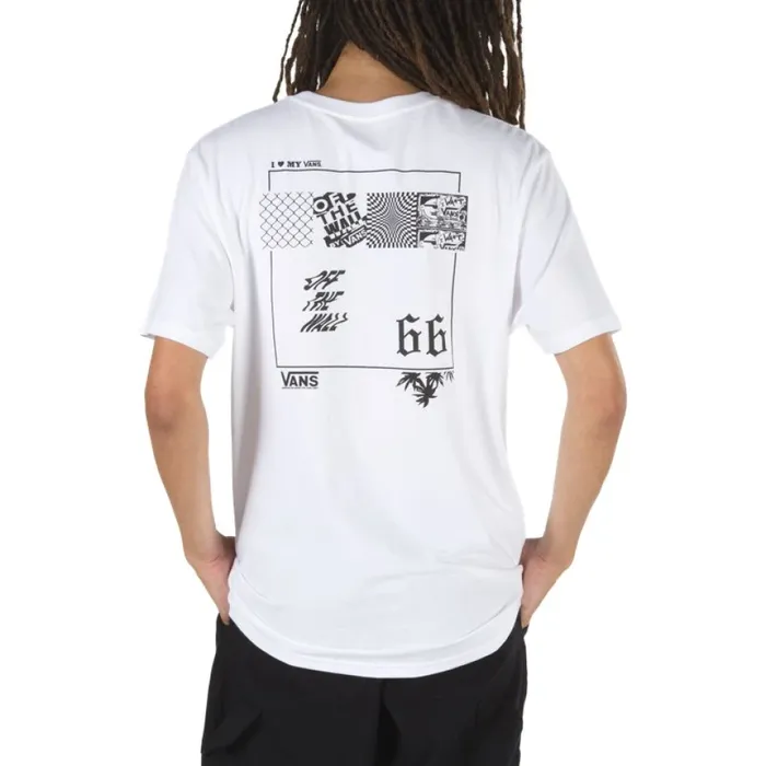 Men Vintage V66 TShirt White TShirts and Tanks Vans