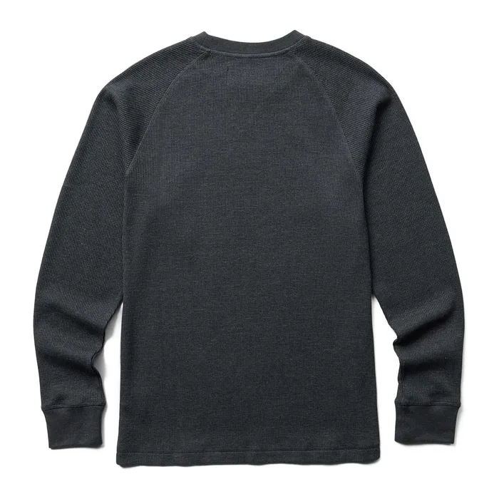 Men Walden II Thermal Long Sleeve Tee Black Heather Wolverine Work Shirts