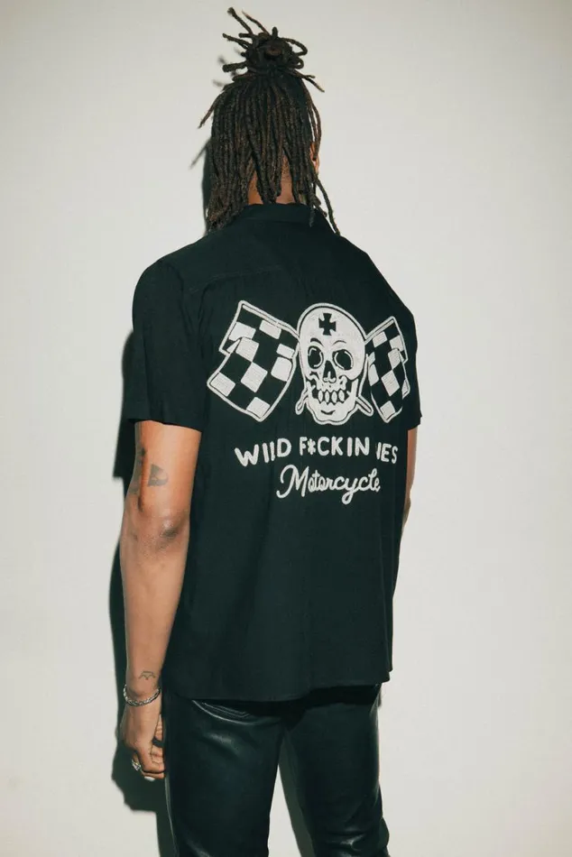 Men Wild Fuckin Ones Mechanic Shirt OTHER SHIRTS
