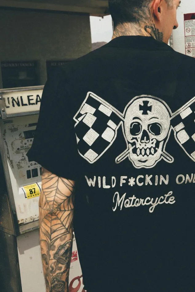 Men Wild Fuckin Ones Mechanic Shirt OTHER SHIRTS