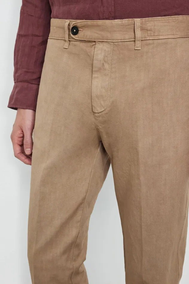 Men WINCH2 8211 Cotton Linen Panama Trousers 8211 Corda Massimo Alba Trousers and Shorts Men WINCH2 8211 Cotton Linen Panama Trousers 8211 Corda Massimo Alba Trousers and Shorts