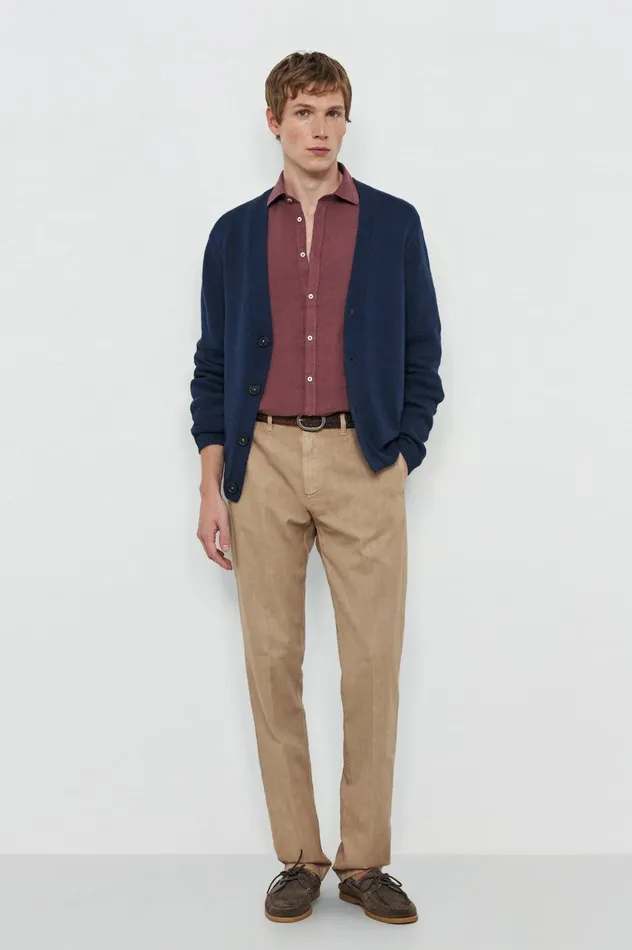 Men WINCH2 8211 Cotton Linen Panama Trousers 8211 Corda Massimo Alba Trousers and Shorts Men WINCH2 8211 Cotton Linen Panama Trousers 8211 Corda Massimo Alba Trousers and Shorts