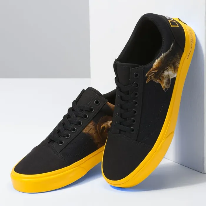 MenWomen Classics Shoes Vans National Geographic Photo Ark Old Skool Photo Ark