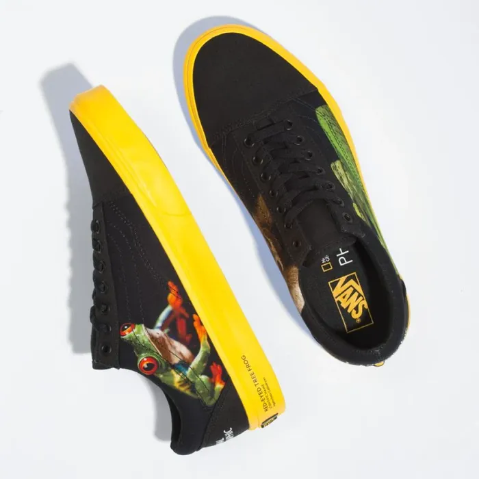MenWomen Classics Shoes Vans National Geographic Photo Ark Old Skool Photo Ark