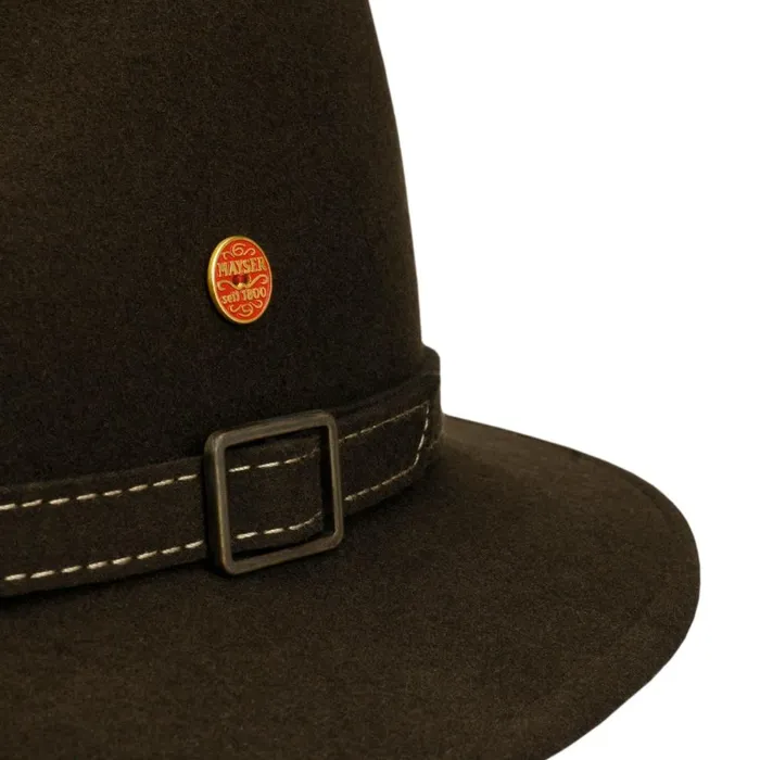 MenWomen Dale Trekking Wool Hat Brown Mayser Traveler Hats MenWomen Dale Trekking Wool Hat Brown Mayser Traveler Hats