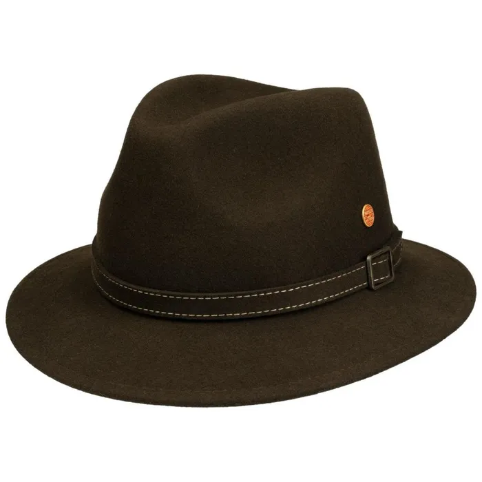 MenWomen Dale Trekking Wool Hat Brown Mayser Traveler Hats MenWomen Dale Trekking Wool Hat Brown Mayser Traveler Hats