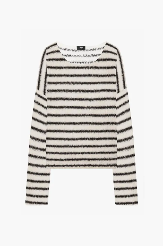 MenWomen Navarro Jumper Bone and Black OTHER KNITWEAR