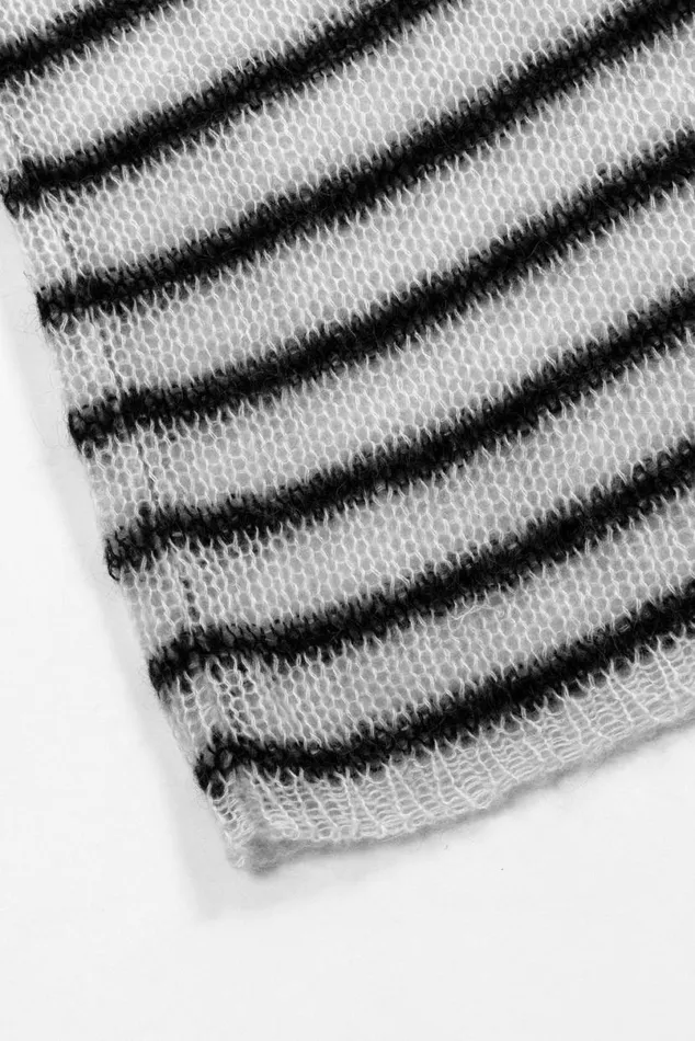 MenWomen Navarro Jumper Bone and Black OTHER KNITWEAR
