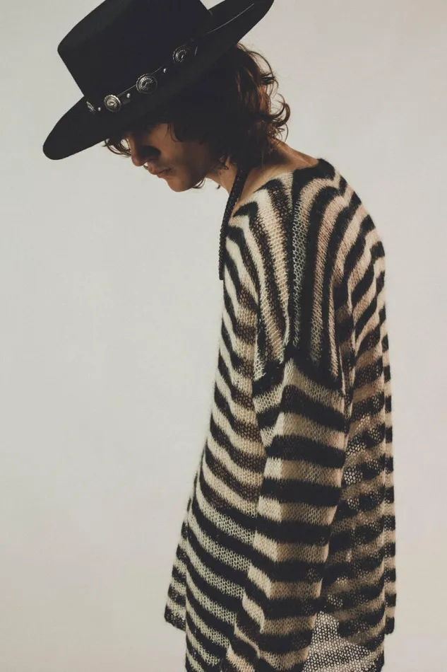 MenWomen Ramone Jumper Black and Dirty White OTHER KNITWEAR