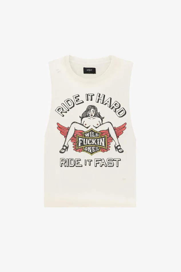 MenWomen Ride It Hard Vintage Tank OTHER TANKS and VESTS