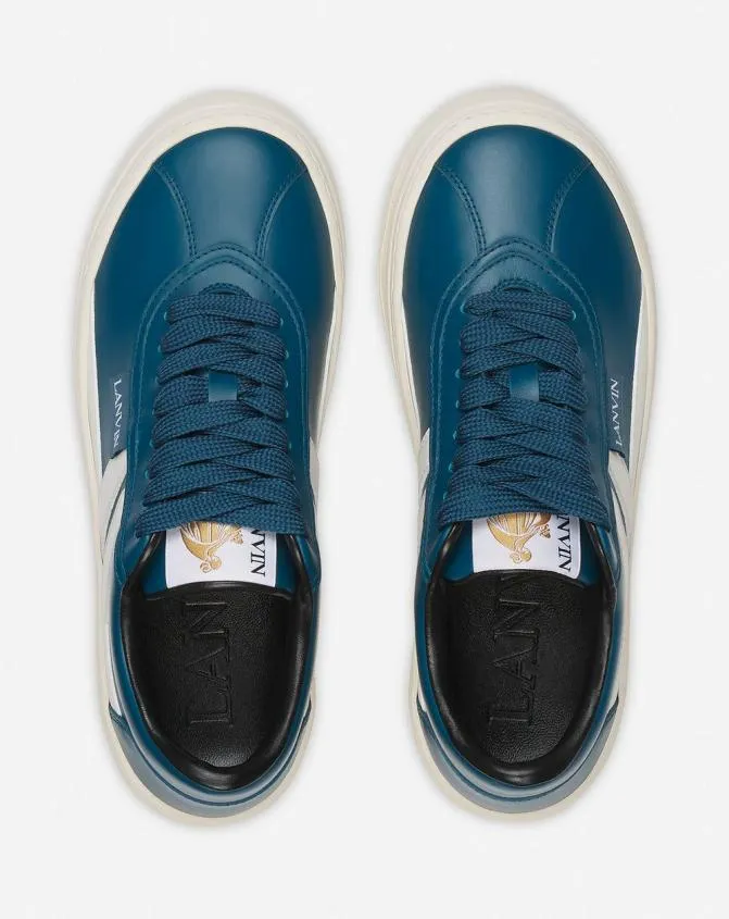 MenWomen Sneakers Lanvin Cash Leather Sneakers Petrolecru MenWomen Sneakers Lanvin Cash Leather Sneakers Petrolecru