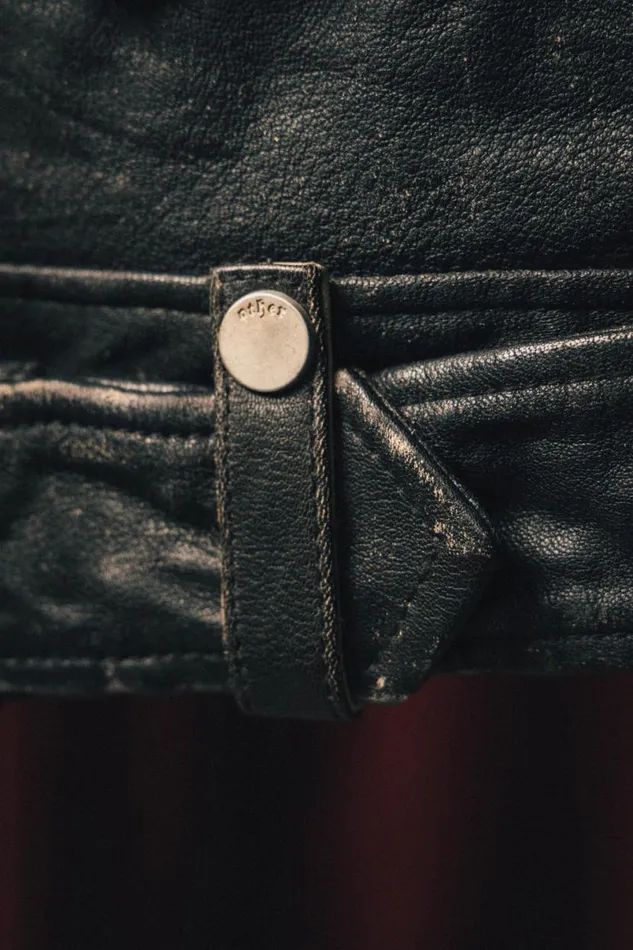 MenWomen The Davey Biker Jacket Roadworn Vintage Black OTHER LEATHER JACKETS MenWomen The Davey Biker Jacket Roadworn Vintage Black OTHER LEATHER JACKETS