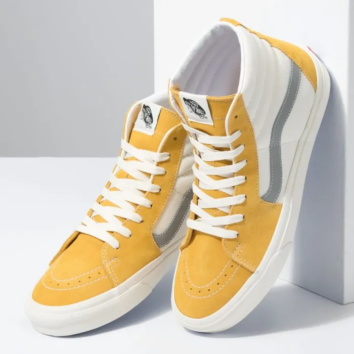 MenWomen Vans Retro Sport Sk8Hi Honey GoldMarshmallow Classics Shoes MenWomen Vans Retro Sport Sk8Hi Honey GoldMarshmallow Classics Shoes