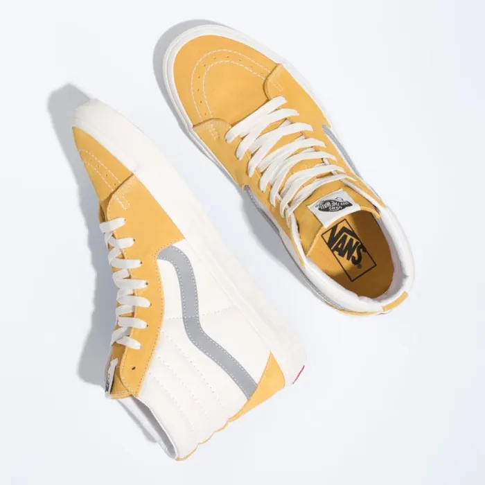 MenWomen Vans Retro Sport Sk8Hi Honey GoldMarshmallow Classics Shoes MenWomen Vans Retro Sport Sk8Hi Honey GoldMarshmallow Classics Shoes