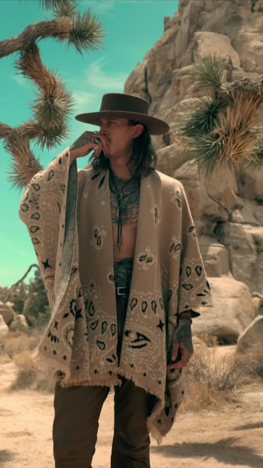 MenWomen Western Poncho OTHER KNITWEAR