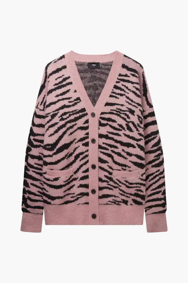 MenWomen Zebra Cardigan Pink OTHER KNITWEAR