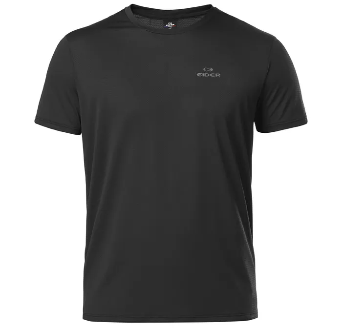 Mens M Path Tech Tee Black Black Tshirts Eider