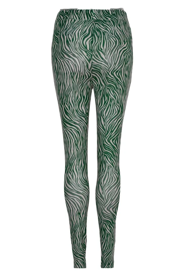 MESH LEGGIN 14840 615 Green 615 Women IN FRONT PANTS