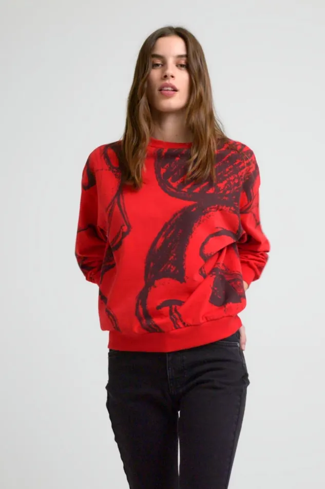 Mickey Mouse Graphic Sweatshirt Women Desigual Sweatshirts