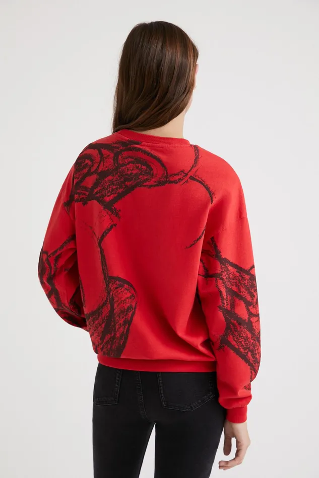 Mickey Mouse Graphic Sweatshirt Women Desigual Sweatshirts