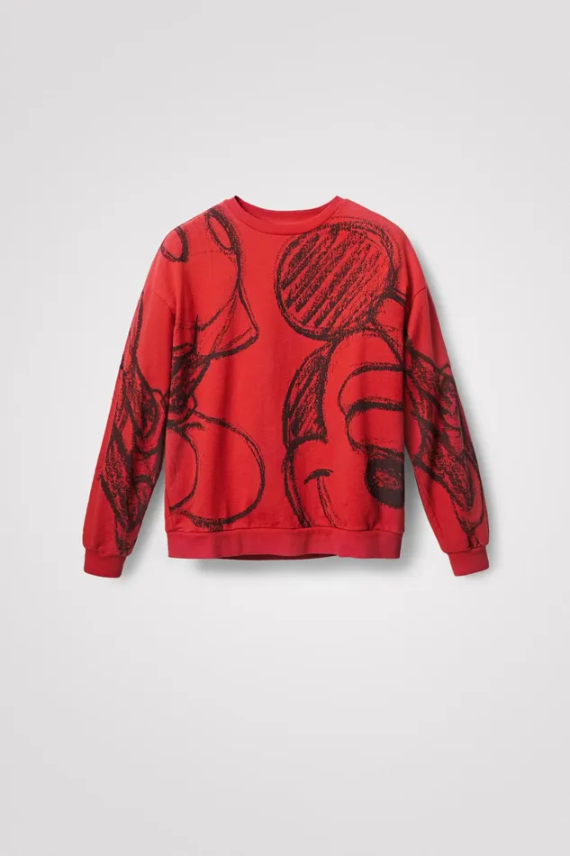 Mickey Mouse Graphic Sweatshirt Women Desigual Sweatshirts