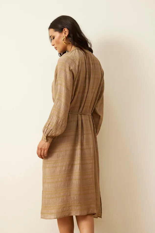 MILLE DRESS 15940 815 Cafe Latte 815 Women IN FRONT DRESSES