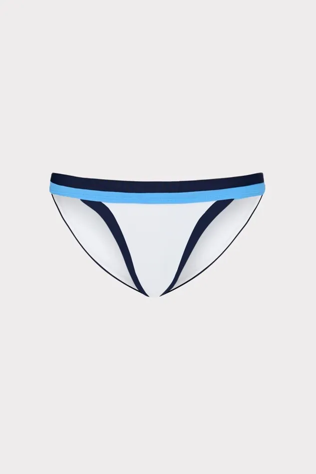 Milly Bikinis Women Amalfi Color Block Bikini Bottom Navy Multi