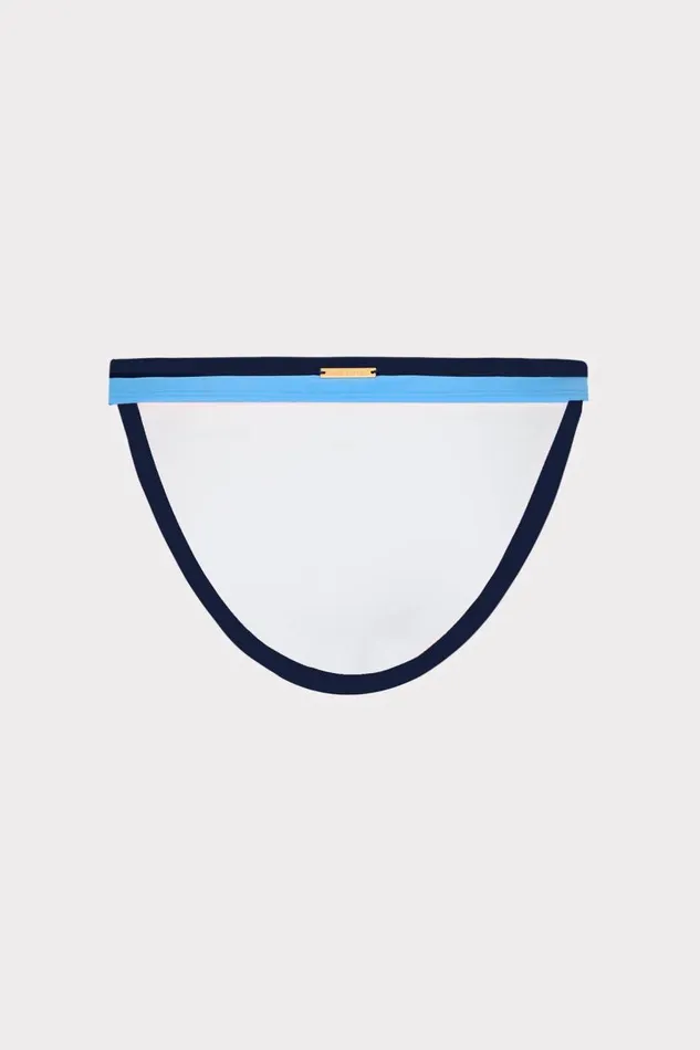 Milly Bikinis Women Amalfi Color Block Bikini Bottom Navy Multi Milly Bikinis Women Amalfi Color Block Bikini Bottom Navy Multi