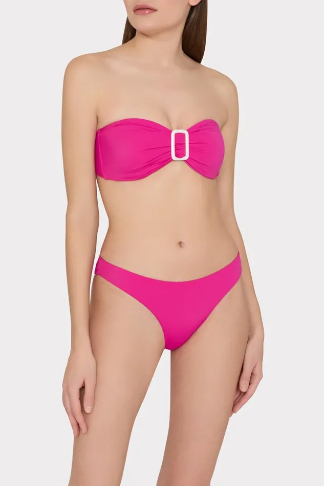 Milly Bikinis Women Margot Bikini Bottom Hot Pink Milly Bikinis Women Margot Bikini Bottom Hot Pink
