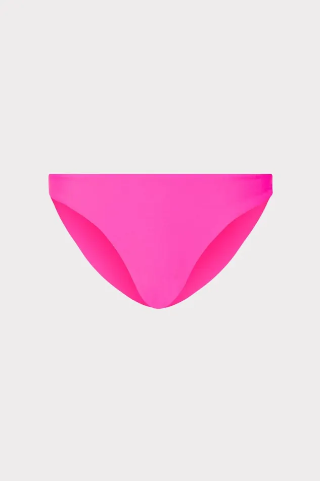 Milly Bikinis Women Margot Bikini Bottom Neon Pink