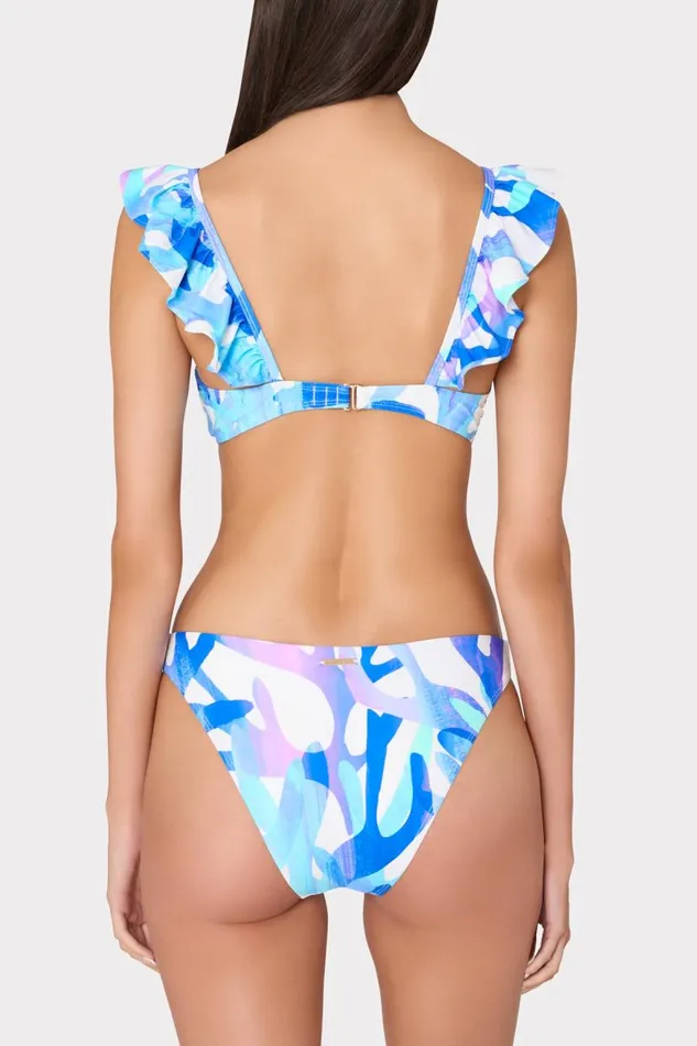 Milly Bikinis Women Margot Italian Under The Sea Bikini Bottom Blue Multi Milly Bikinis Women Margot Italian Under The Sea Bikini Bottom Blue Multi