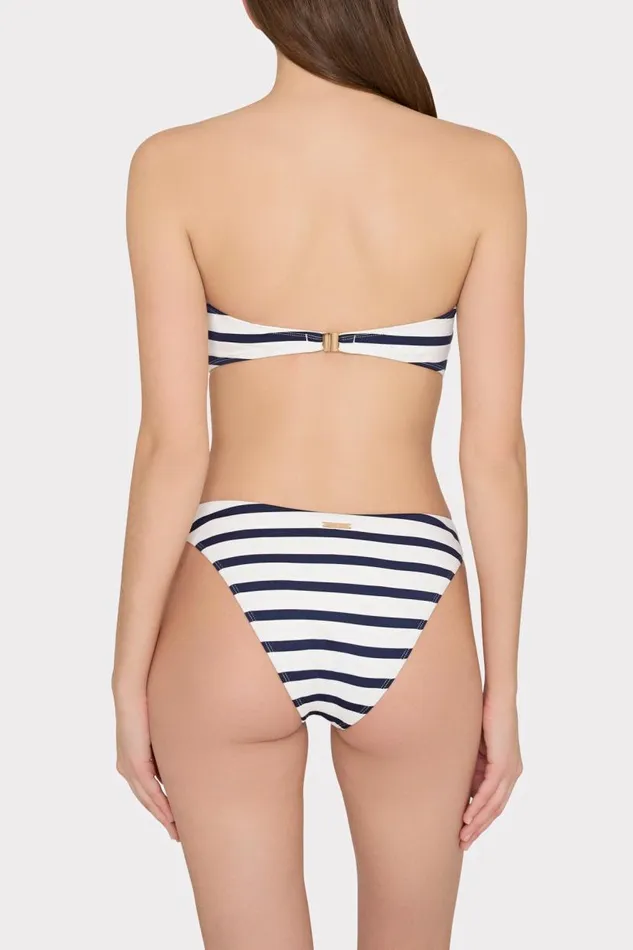 Milly Bikinis Women Margot Nautical Stripe Bikini Bottom Navywhite Milly Bikinis Women Margot Nautical Stripe Bikini Bottom Navywhite