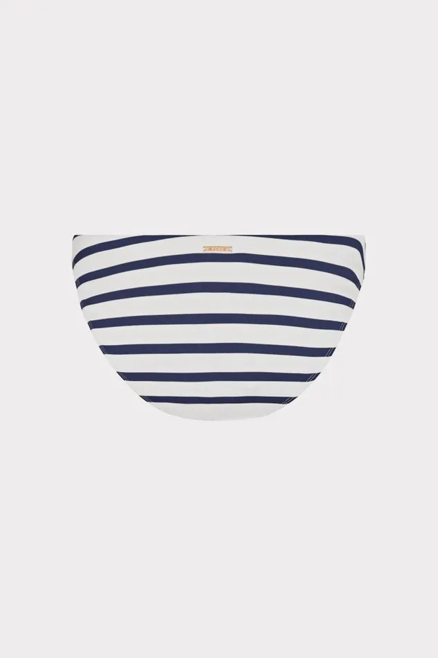 Milly Bikinis Women Margot Nautical Stripe Bikini Bottom Navywhite Milly Bikinis Women Margot Nautical Stripe Bikini Bottom Navywhite