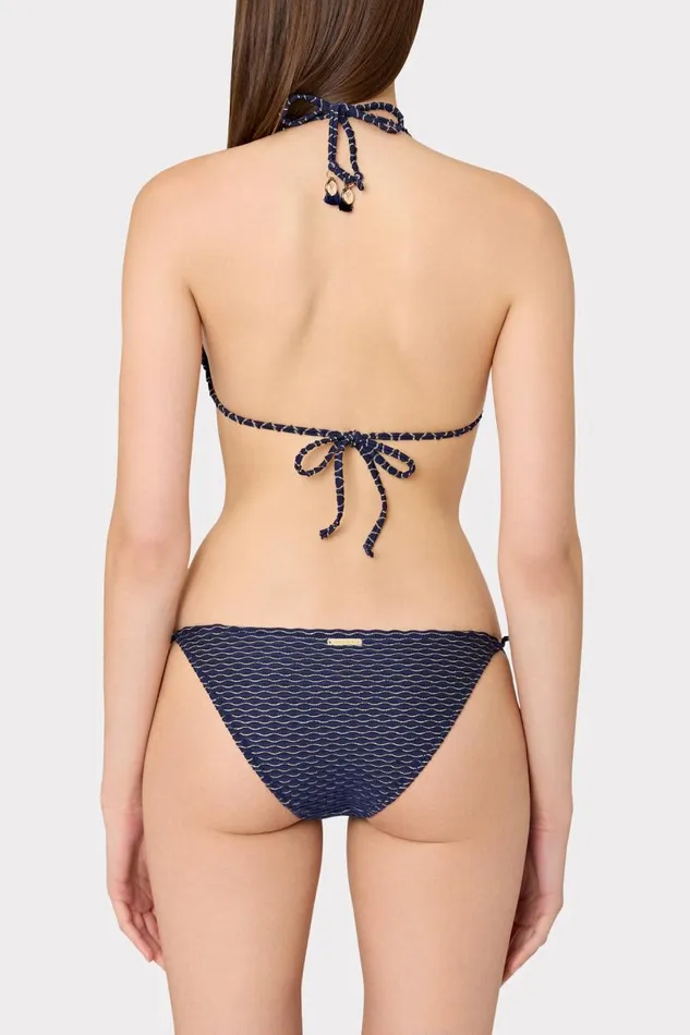 Milly Bikinis Women Millie String Bikini Bottom Navy