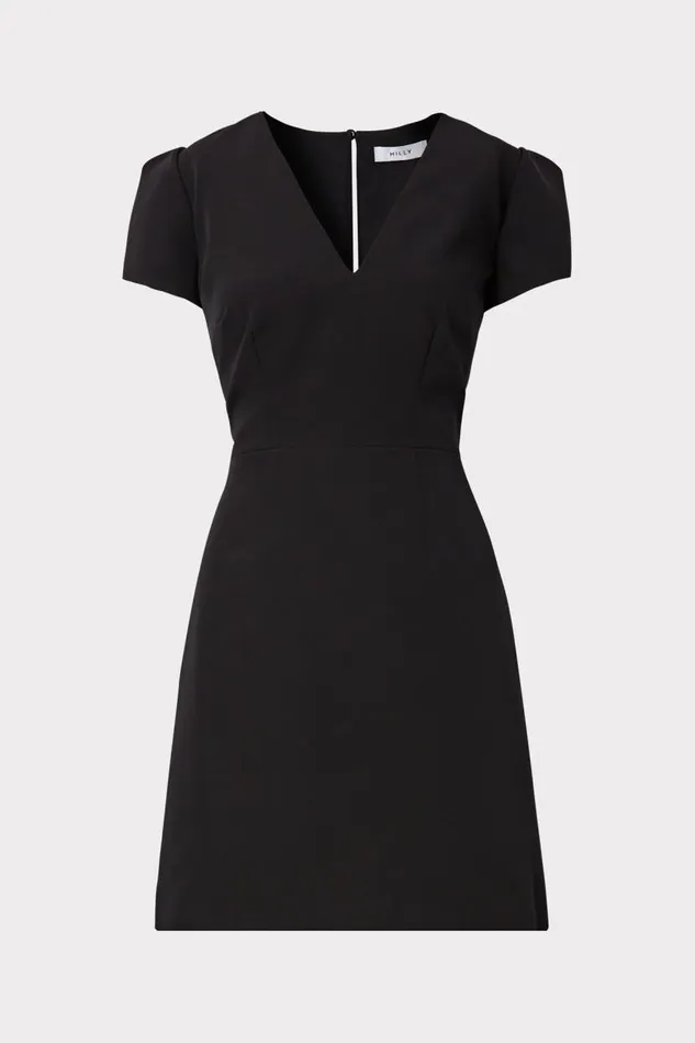 Milly Dresses Women Cady Atalie Dress Black