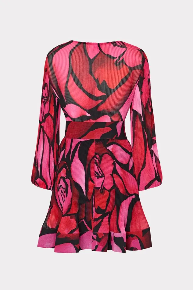 Milly Dresses Women Liv Dream Rose Pleated Dress Dream Rose Pink Milly Dresses Women Liv Dream Rose Pleated Dress Dream Rose Pink